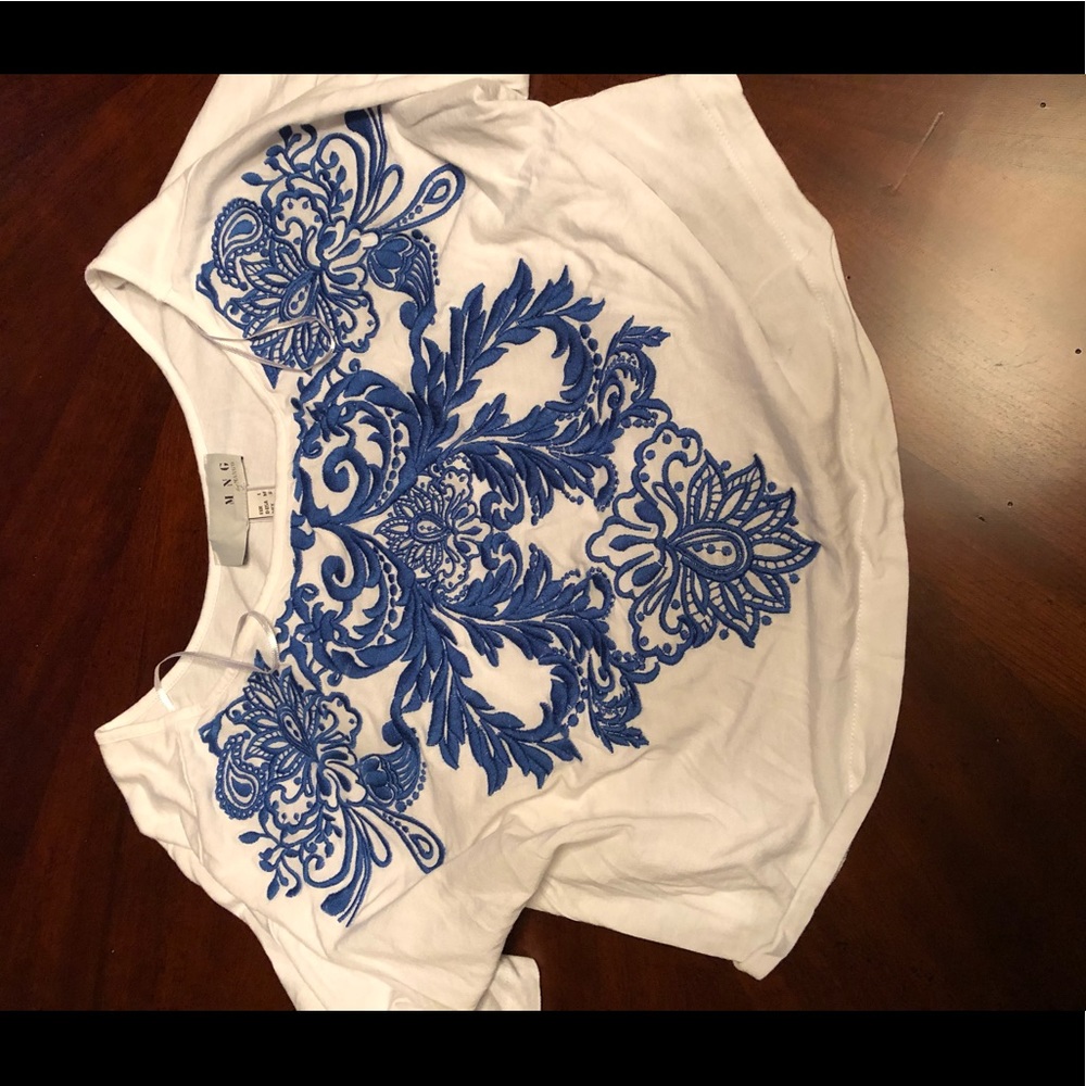 Embellished crop top